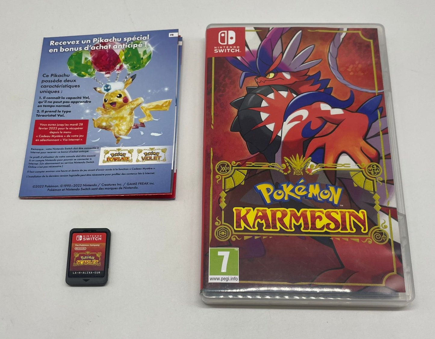 Pokemon Karmesin Switch OVP