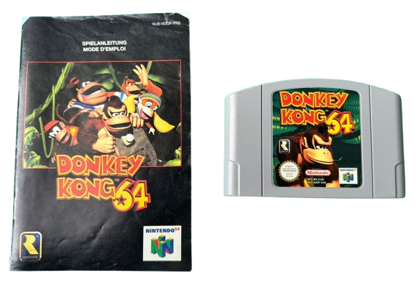 Donkey Kong 64 mit Anleitung