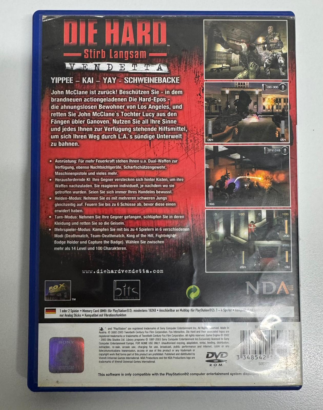 Die Hard: Vendetta OVP PS2