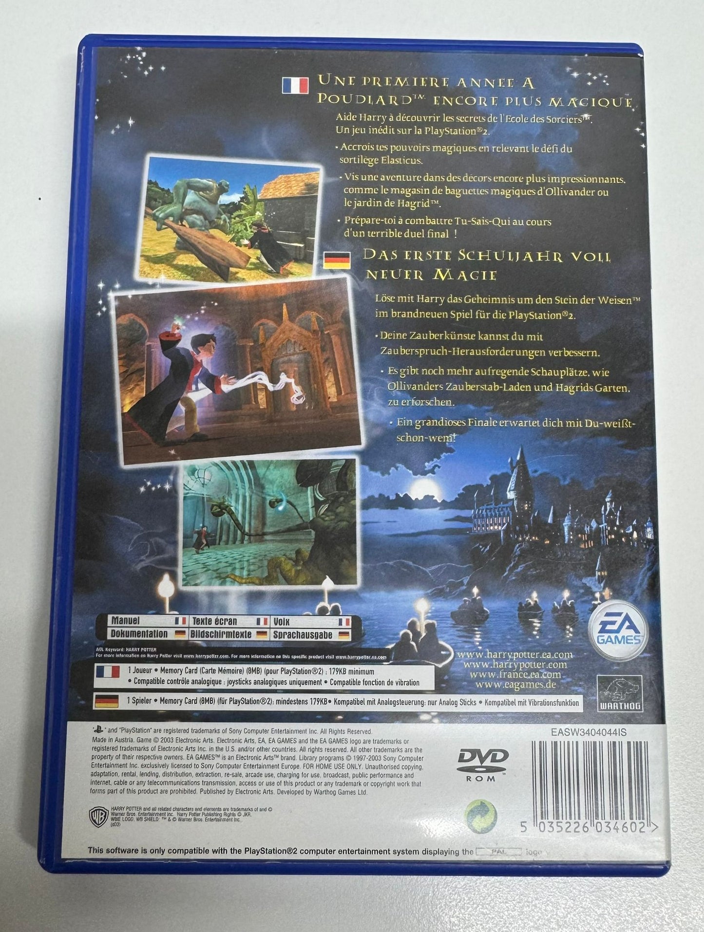 Harry Potter und der Stein der Weisen OVP PS2