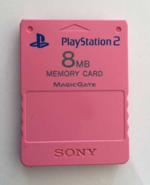 Playstation 2 Memory Card Pink
