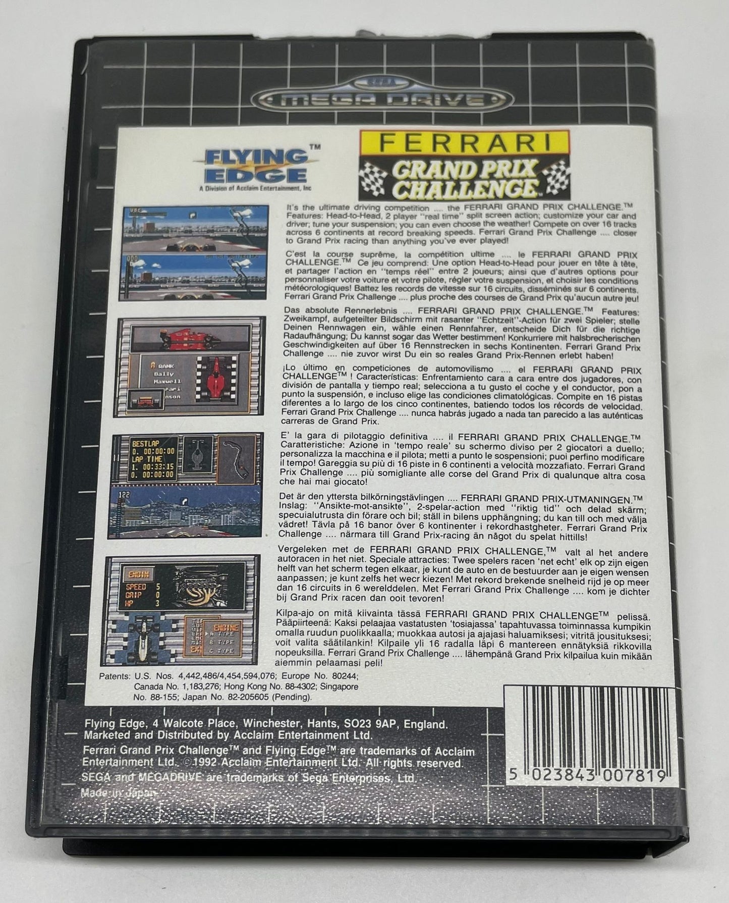 Défi Grand Prix Ferrari - Mega Drive (OVP)