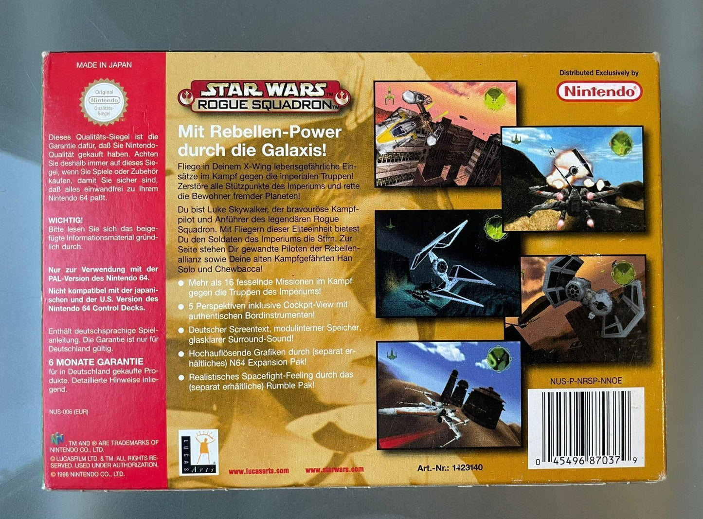 Star Wars Rogue Squadron OVP