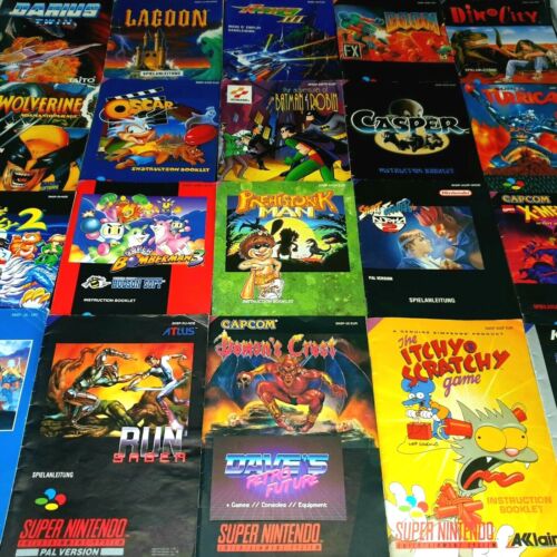 Spieleanleitungen von Retro Spiele