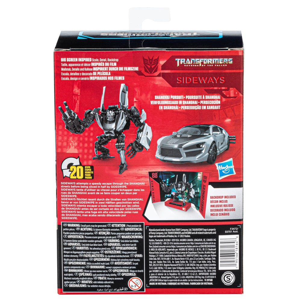 Transformers Studio Series 88 Deluxe Figur Sideways Decepticon 11 cm