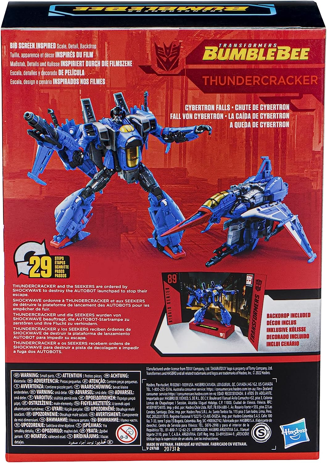 Transformers Studio Serie 89 Voyager Figur Thundercracker