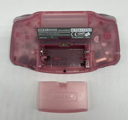 Game Boy Advance Clear Red / Rosa / Pink OVP