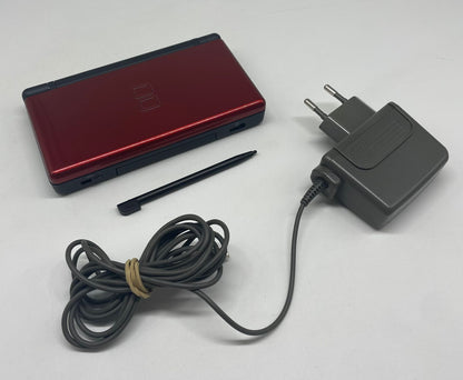 Nintendo DS Lite rot / schwarz Konsole (guter Zustand)