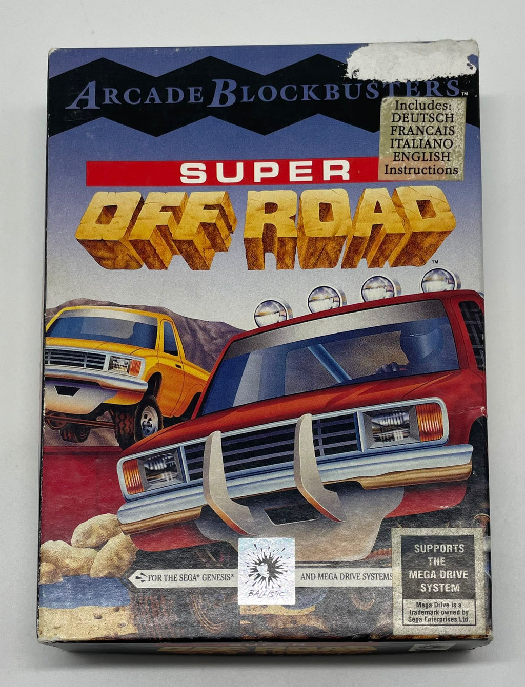 Super Off Road für Sega Mega Drive mit OVP