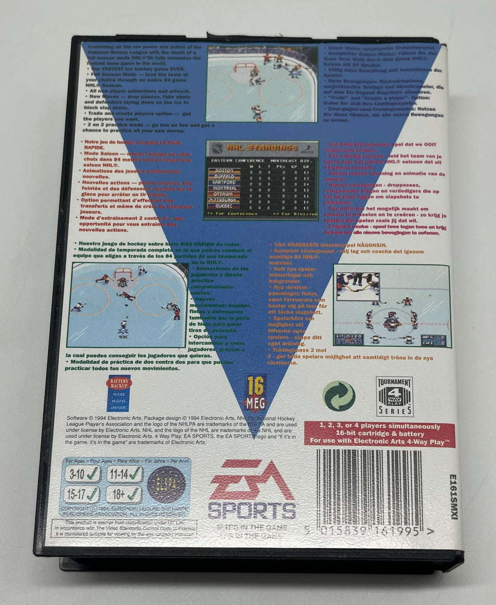 NHL 95 für Sega Mega Drive mit OVP – Bild 2