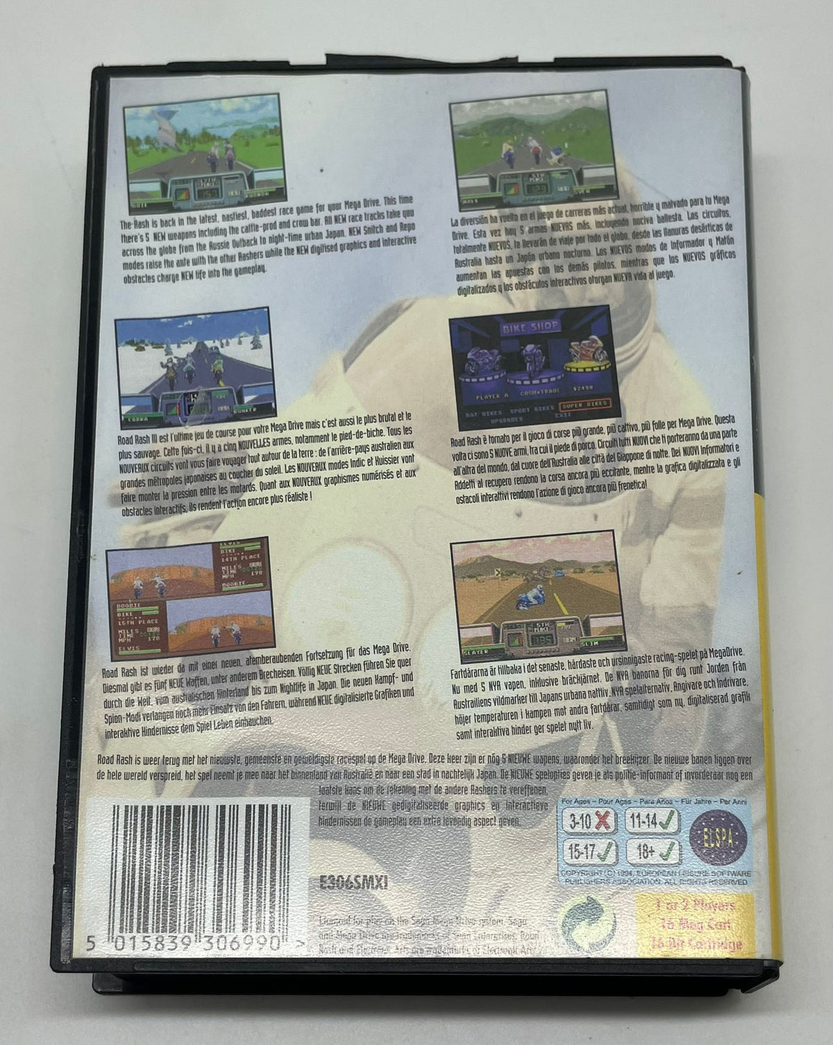 Road Rash III für Sega Mega Drive mit OVP – Bild 2