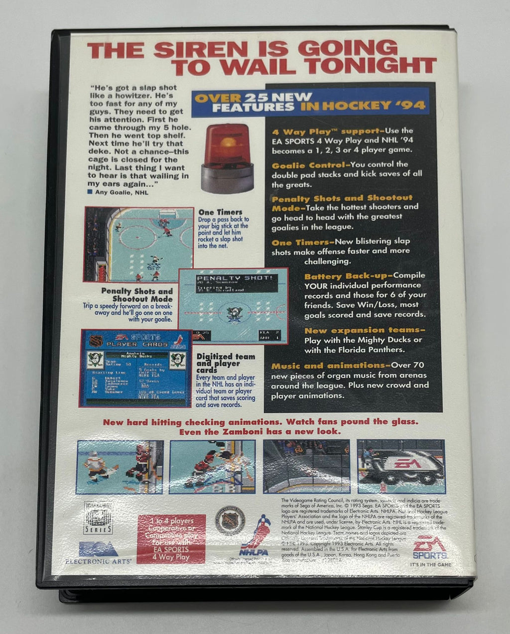 NHL Hockey '94 für Sega Mega Drive (US-Version) mit OVP – Bild 2