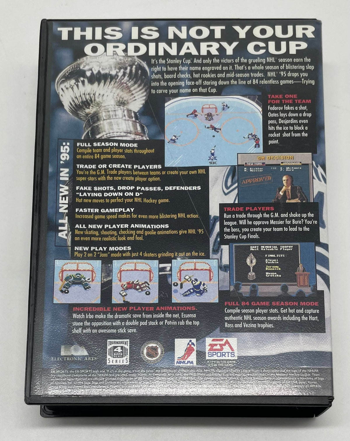 NHL 95 für Sega Mega Drive (US-Version) mit OVP – Bild 2