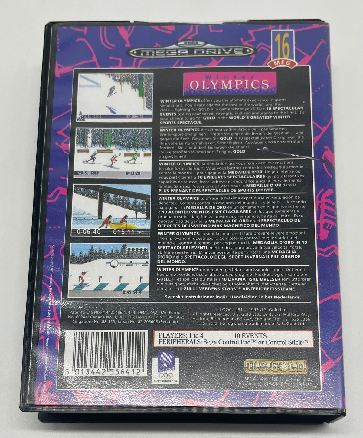 Winter Olympics: Lillehammer '94 für Sega Mega Drive mit OVP – Bild 2