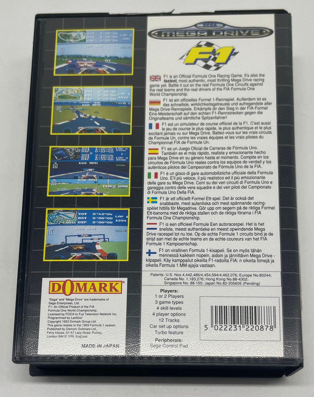 F1 World Championship Edition für Sega Mega Drive mit OVP – Bild 2