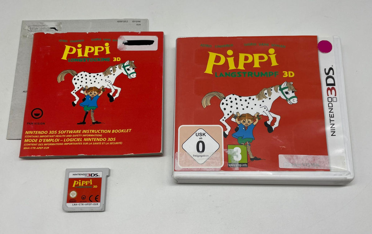 Pippi Langstrumpf 3D für Nintendo 3DS mit OVP