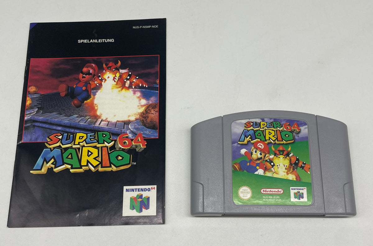 Super Mario 64 für Nintendo 64 mit Anleitung