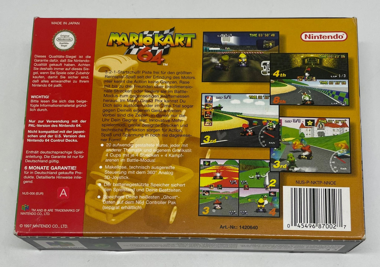 Mario Kart 64 OVP