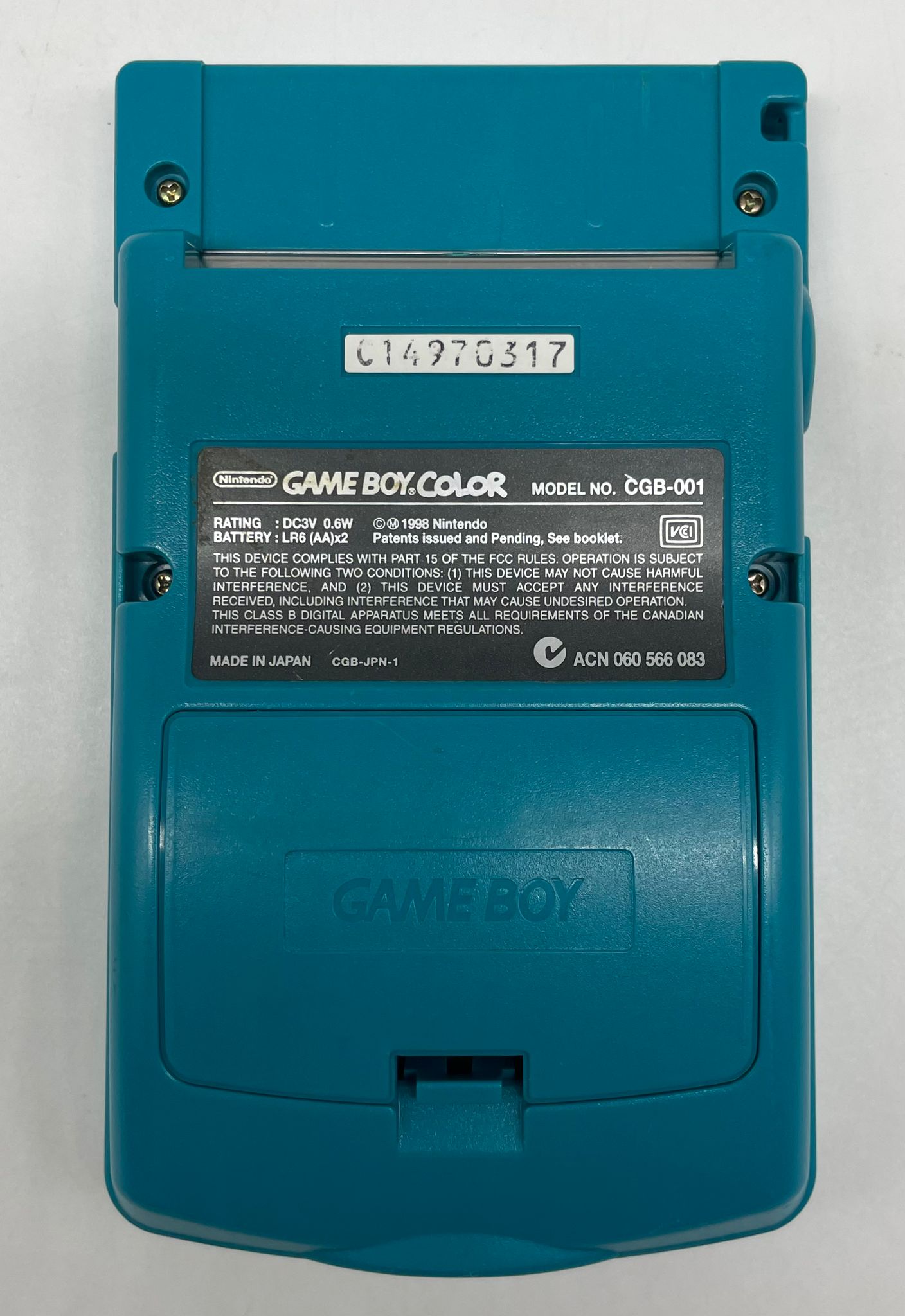 Game Boy Color Türkis Konsole