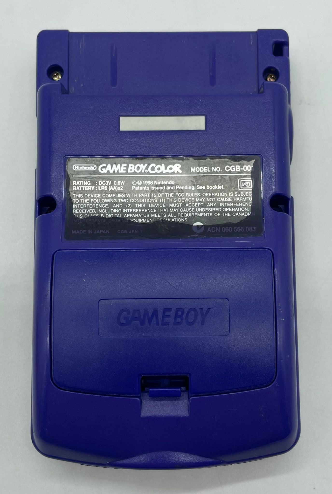 Game Boy Color Lila Konsole