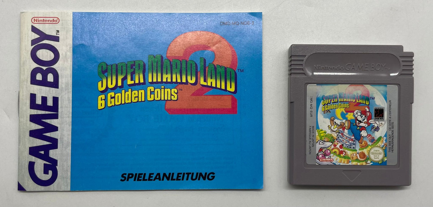 Super Mario Land 2: Six Golden Coins mit Anleitung