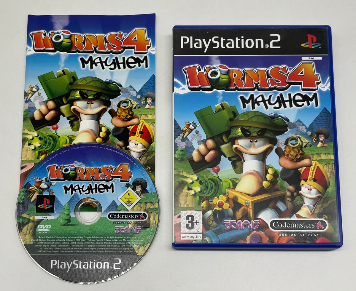 Worms 4: Mayhem für PlayStation 2 mit OVP