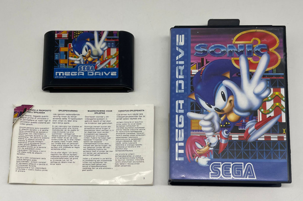 Sonic the Hedgehog 3 für Sega Mega Drive mit OVP