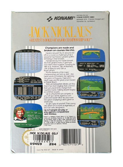 Jack Nicklaus' Greatest 18 Holes of Major Championship Golf für Nintendo NES mit OVP – Bild 3