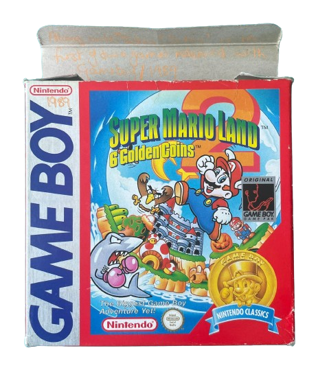 Super Mario Land 2: Six Golden Coins mit OVP - Game Boy