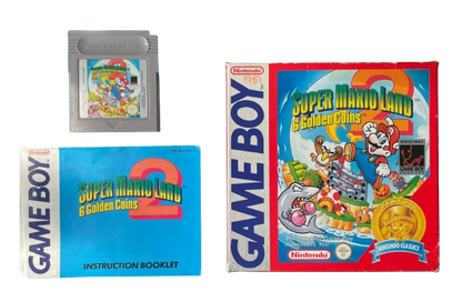 Super Mario Land 2: Six Golden Coins mit OVP - Game Boy