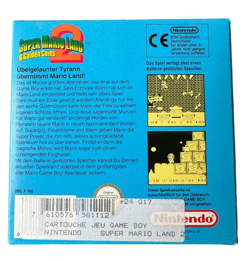 Super Mario Land 2: Six Golden Coins OVP