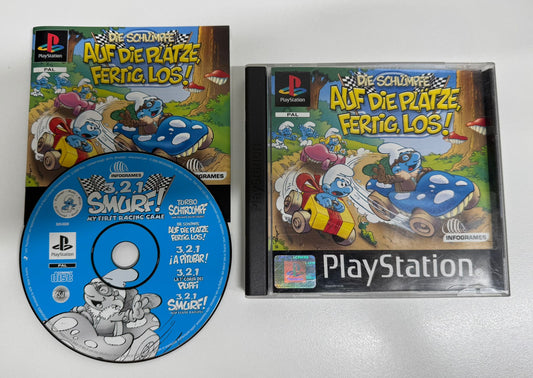 Die Schlümpfe: Auf die Plätze, fertig, los! OVP PS1