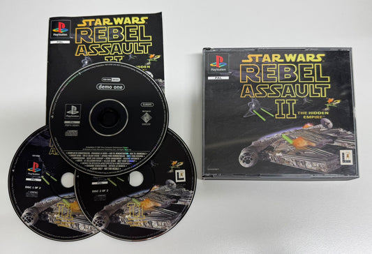 Star Wars: Rebel Assault II - The Hidden Empire OVP PS1