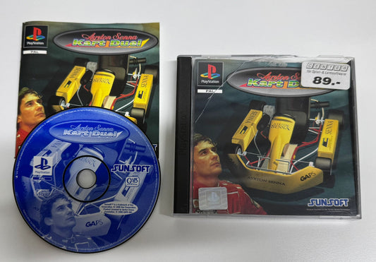 Ayrton Senna Kart Duel OVP PS1