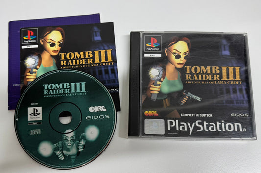 Tomb Raider III: Adventures of Lara Croft OVP PS1