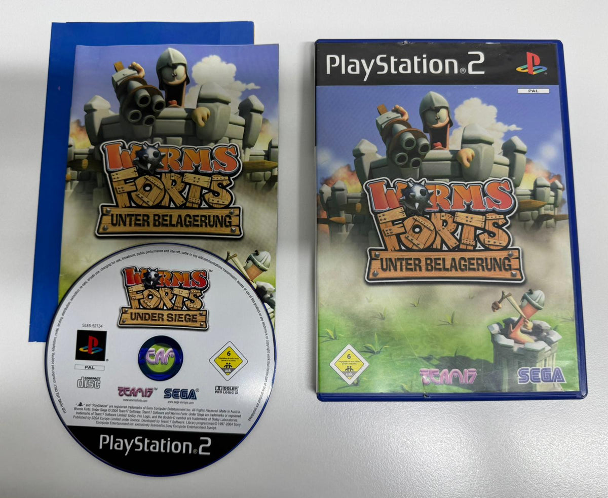 Worms Forts: Unter Belagerung für PlayStation 2 mit OVP