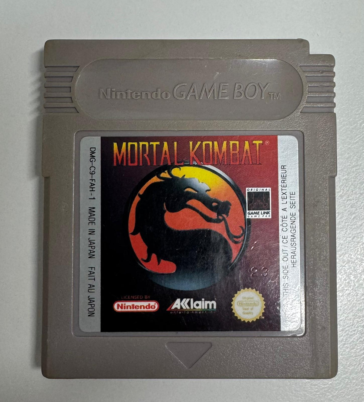 Mortal Kombat für Nintendo Game Boy als Modul