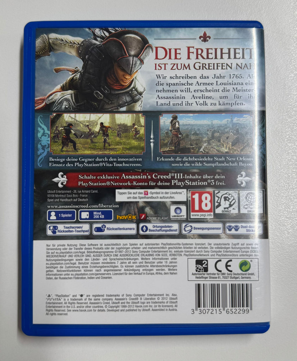 Assassin's Creed III: Liberation für PlayStation Vita mit OVP – Bild 2