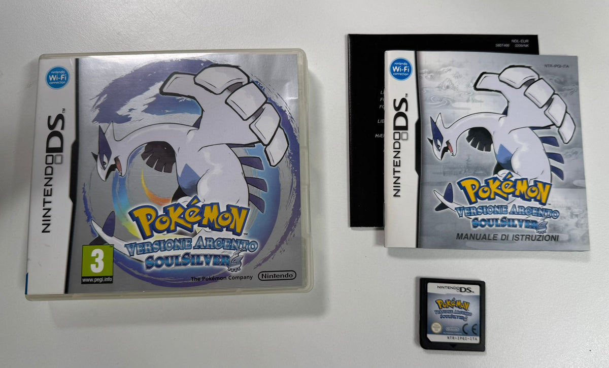 Pokemon Versione Argento SoulSilver für Nintendo DS (italienische Version) mit OVP