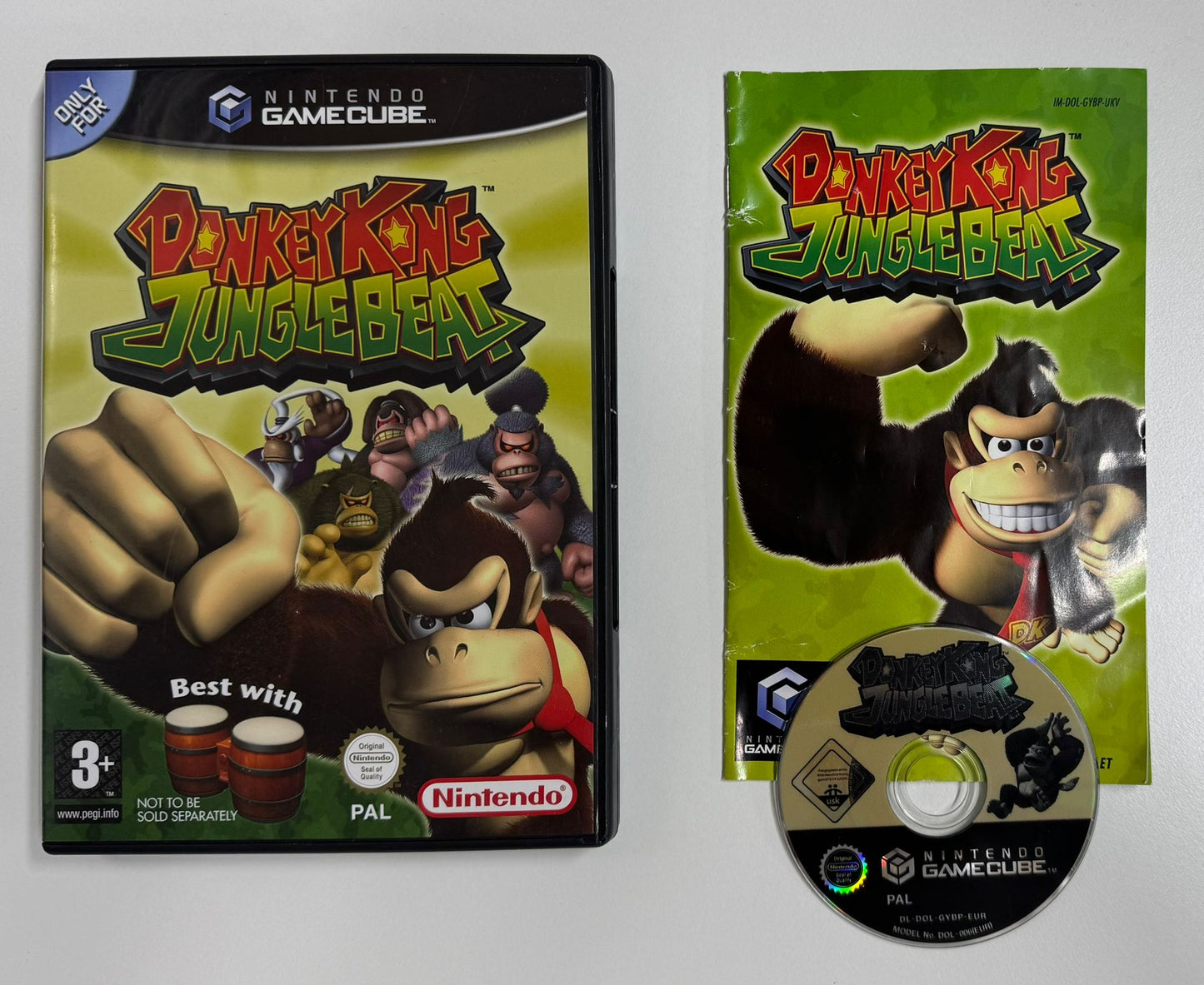 Donkey Kong Jungle Beat Pak (Ohne OVP)