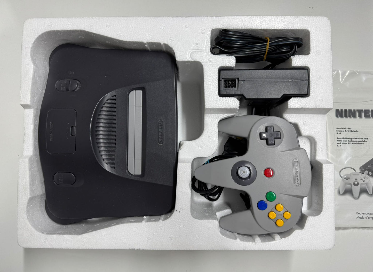 Nintendo 64 Konsole Schwarz OVP