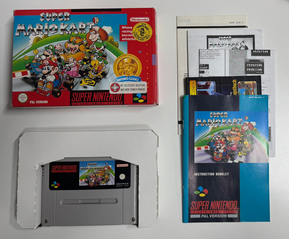 Super Mario Kart für Super Nintendo (SNES) mit OVP