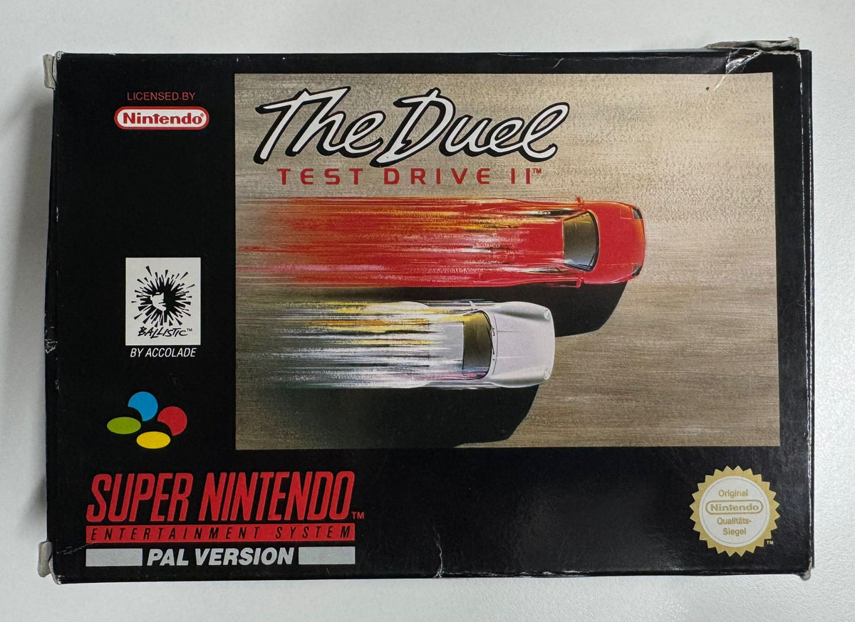 The Duel: Test Drive II für Super Nintendo (SNES) mit OVP – Bild 2