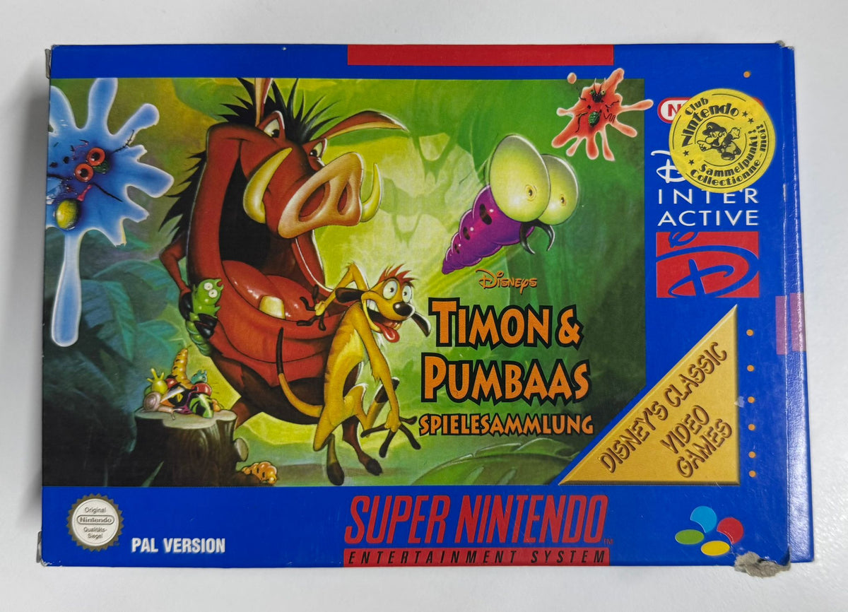 Disney's Timon & Pumbaa's Jungle Games für Super Nintendo (SNES) mit OVP – Bild 2
