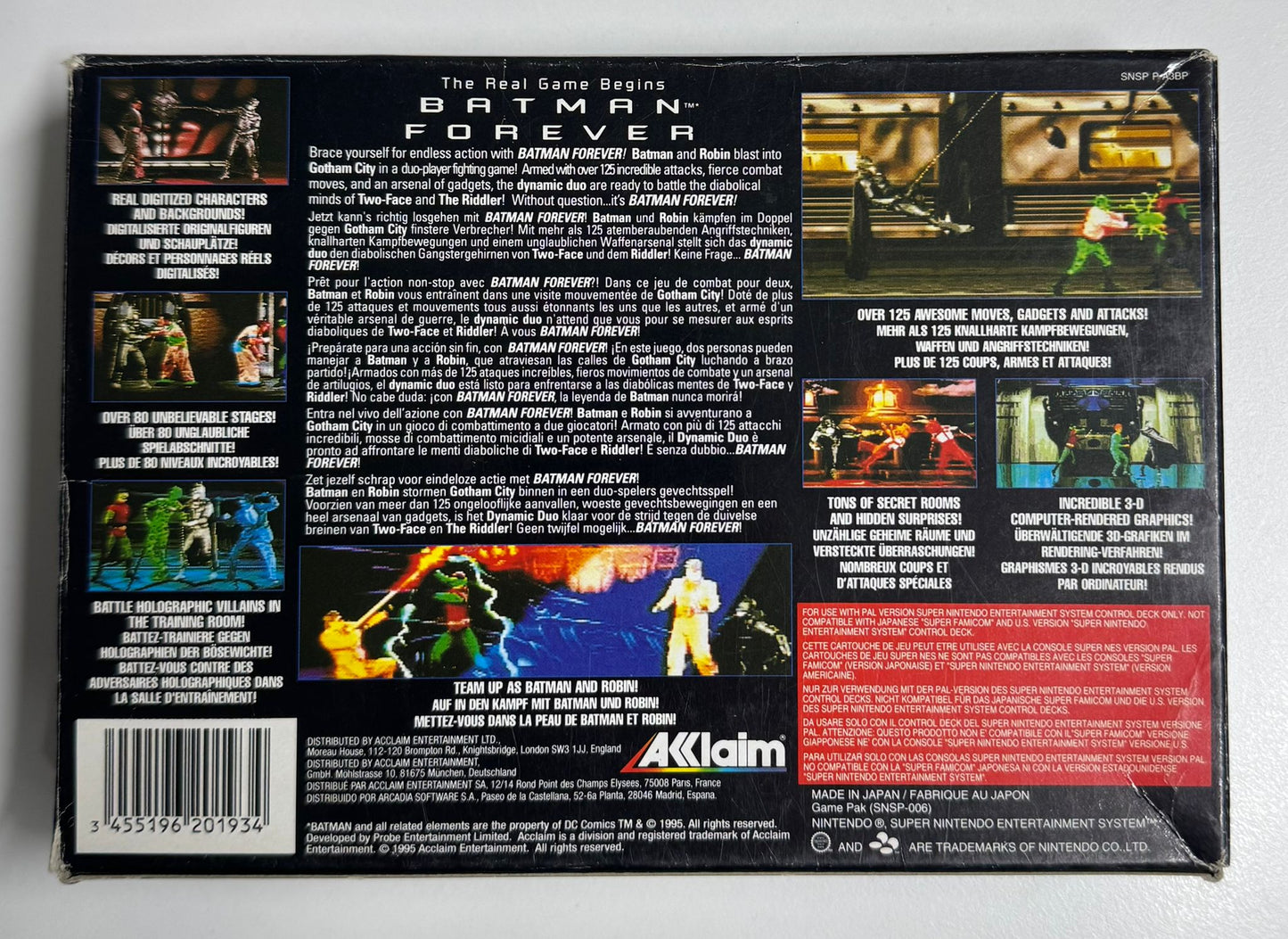 Batman Forever OVP SNES