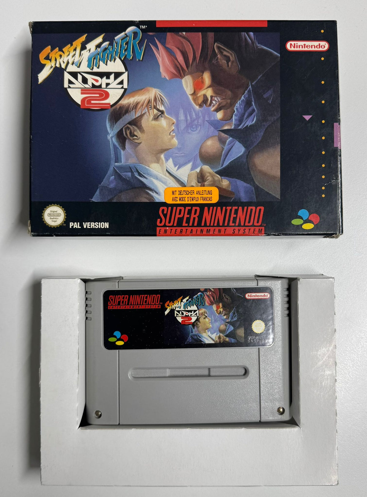 Street Fighter Alpha 2 für Super Nintendo (SNES) mit OVP – Bild 2