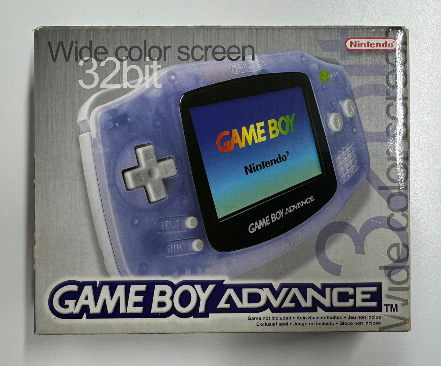 Game Boy Advance Clear Blue OVP