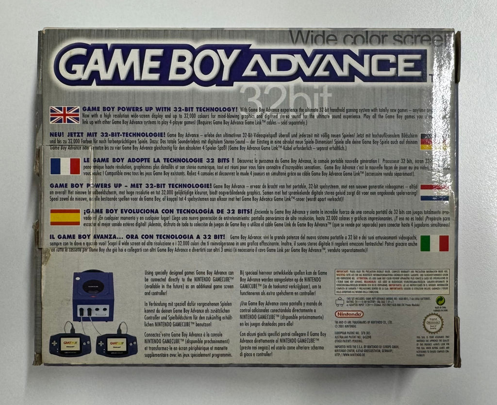 Game Boy Advance Clear Blue OVP – Bild 3