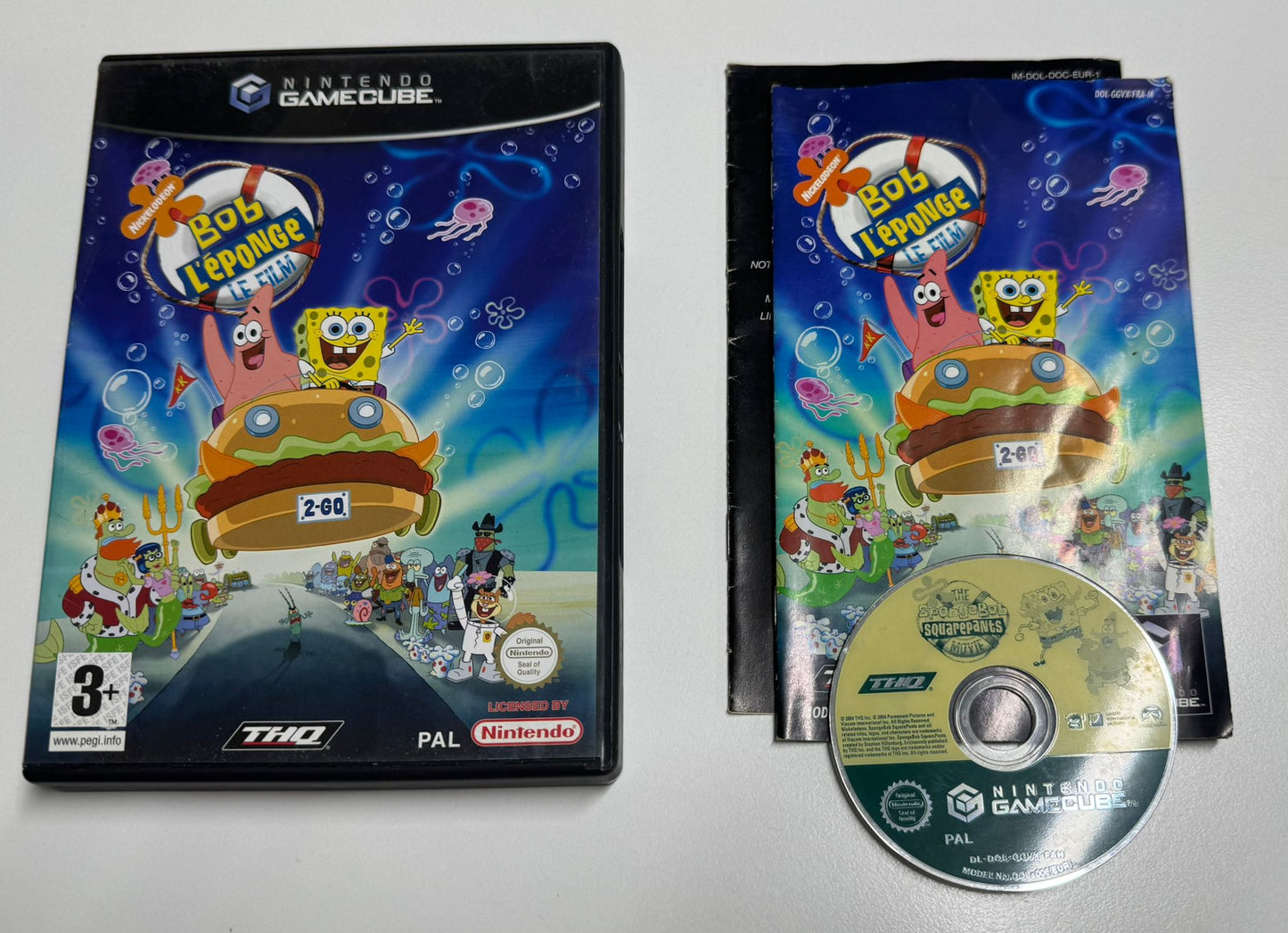 Bob l'Eponge Le Film Gamecube OVP FR