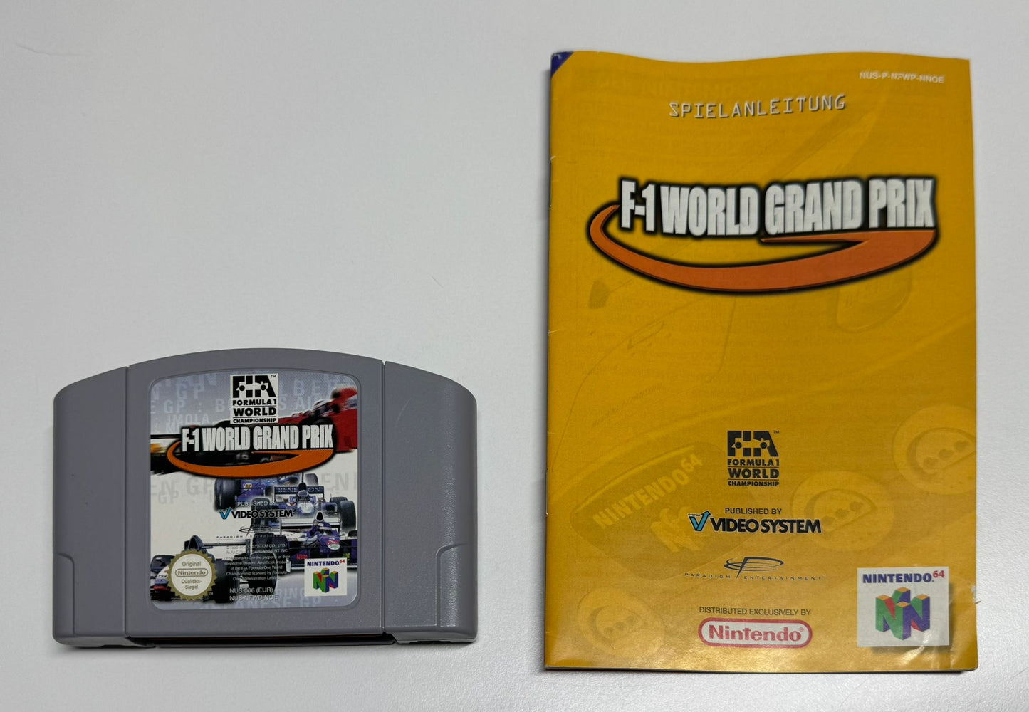 F-1 World Grand Prix mit Anleitung